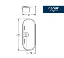 MEDIDAS BANDEJA EASYREACH GROHE